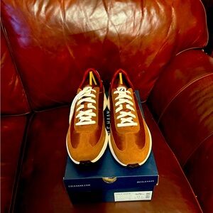 Brown and cream Cole haan runners size 13